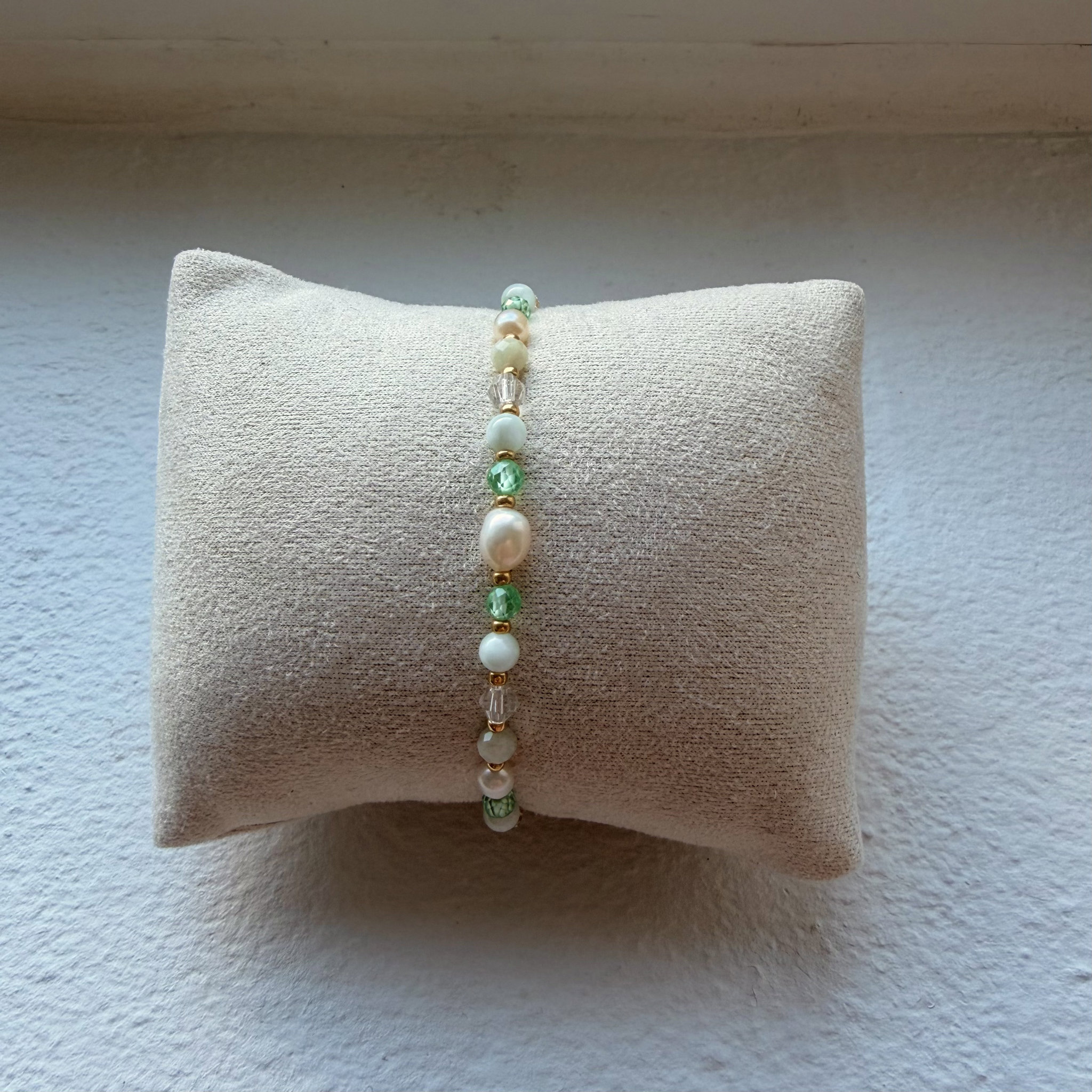 Armbånd perlemor /mint